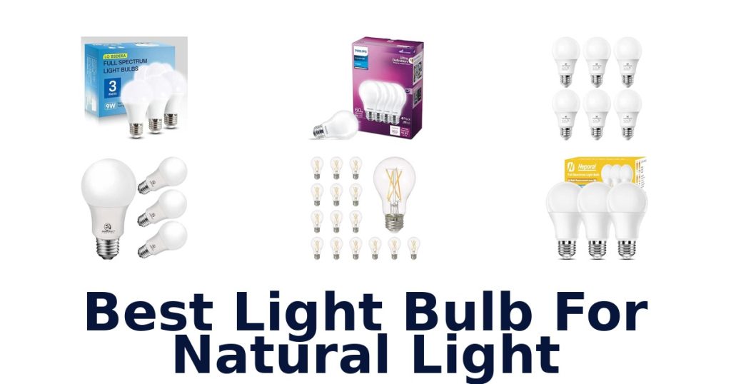 Best Light Bulb For Natural Light