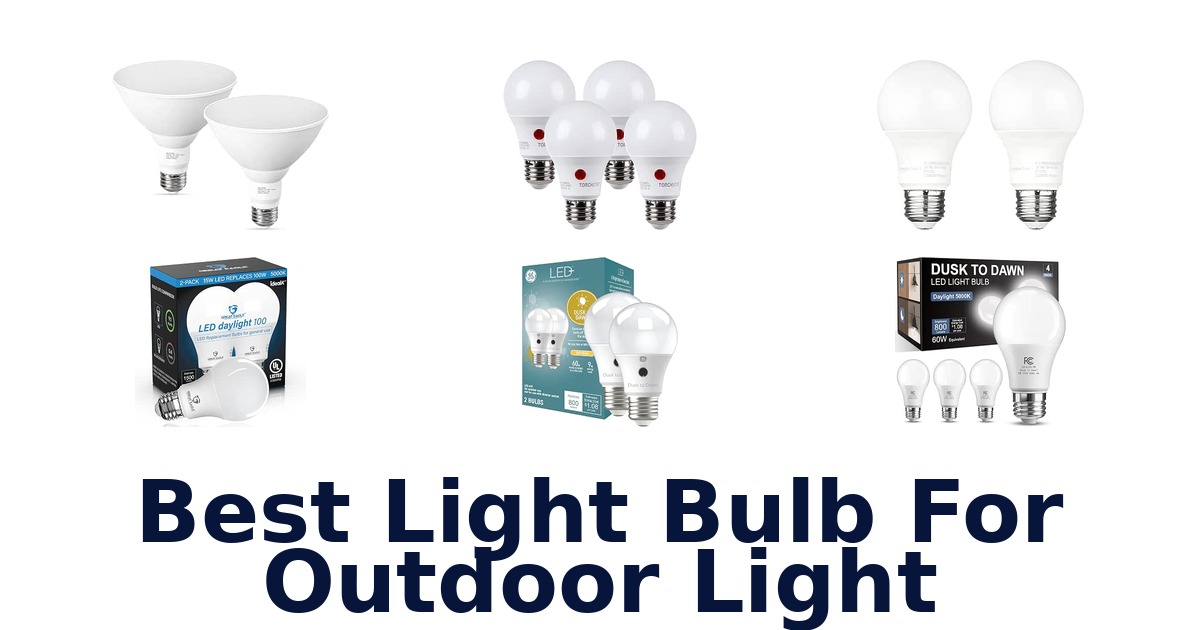 Best Light Bulb For Outdoor Light