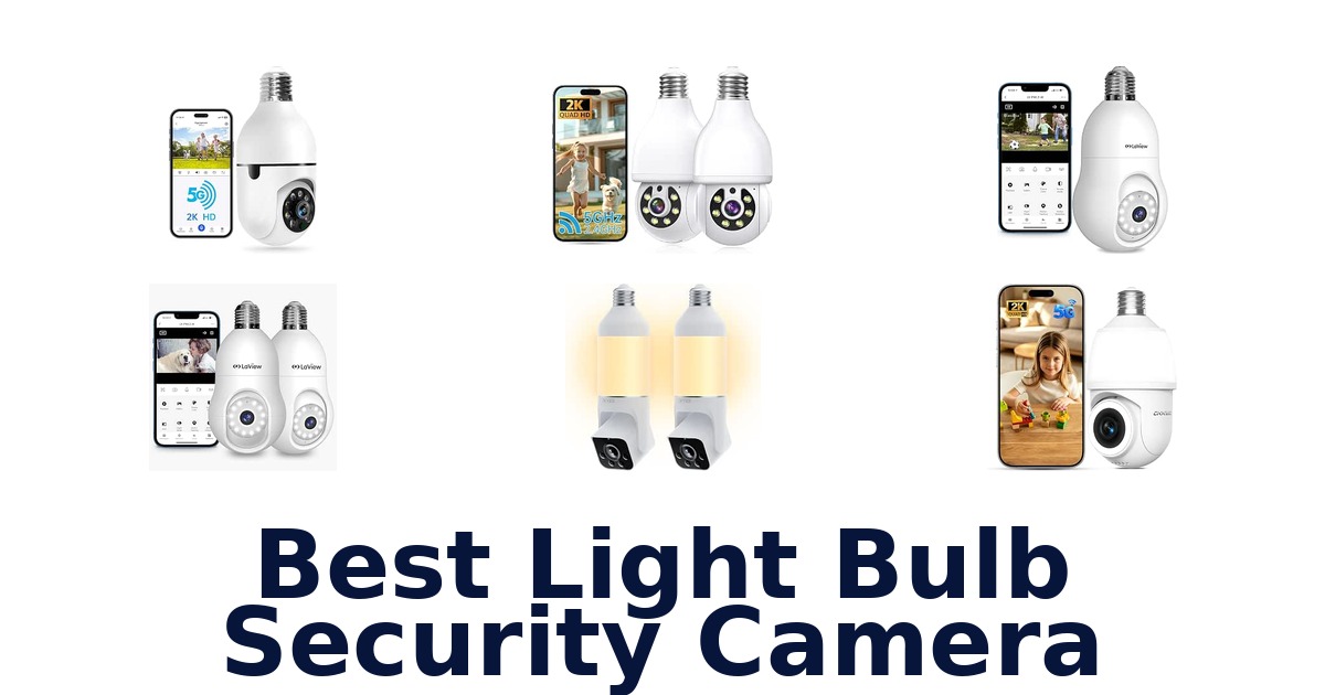 Best Light Bulb Security Camera