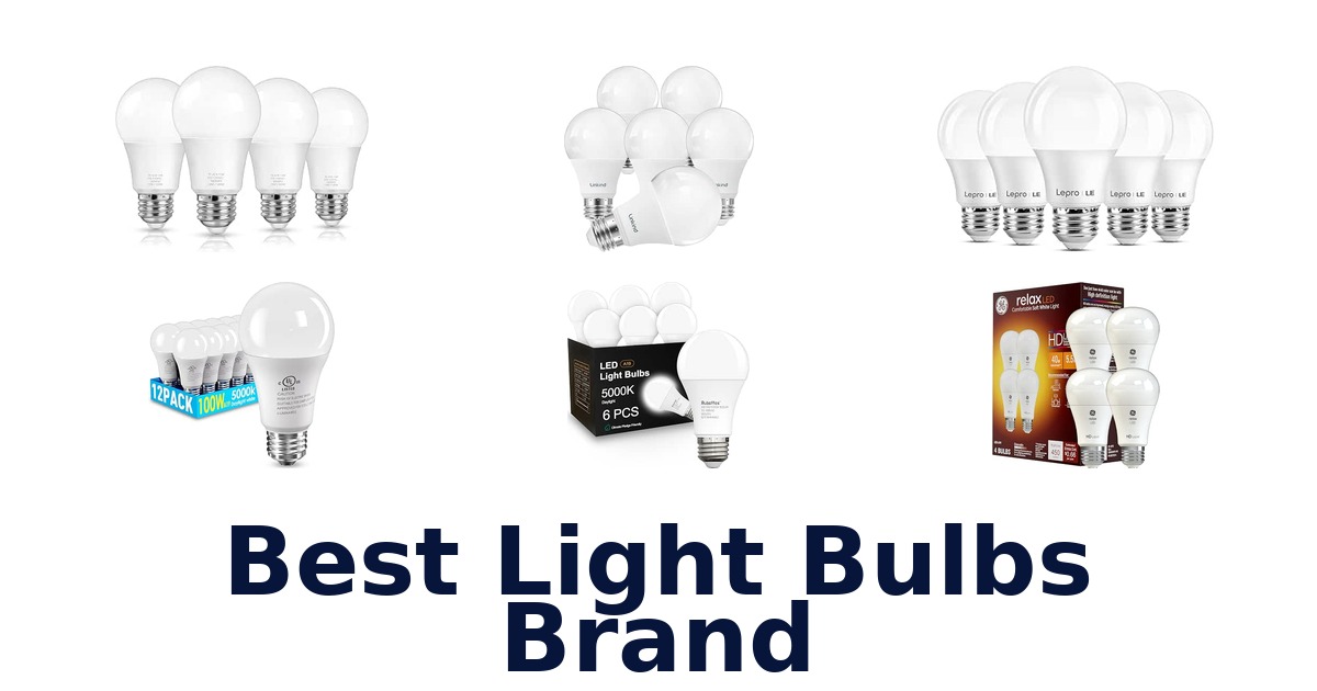 Best Light Bulbs Brand