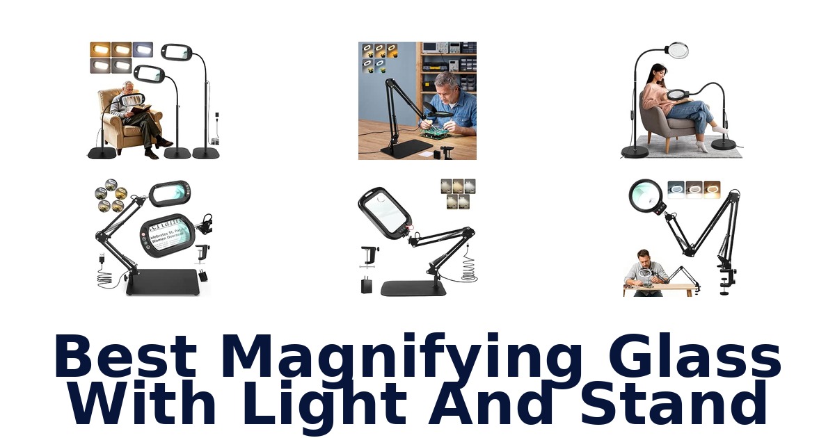 Best Magnifying Glass With Light And Stand