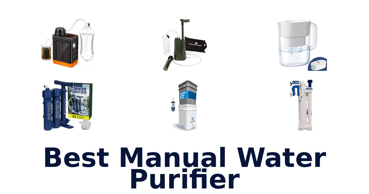 Best Manual Water Purifier