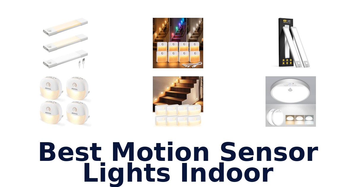 Best Motion Sensor Lights Indoor