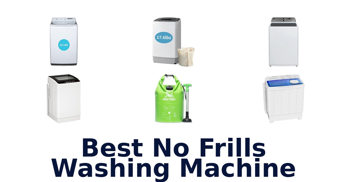Best No Frills Washing Machine