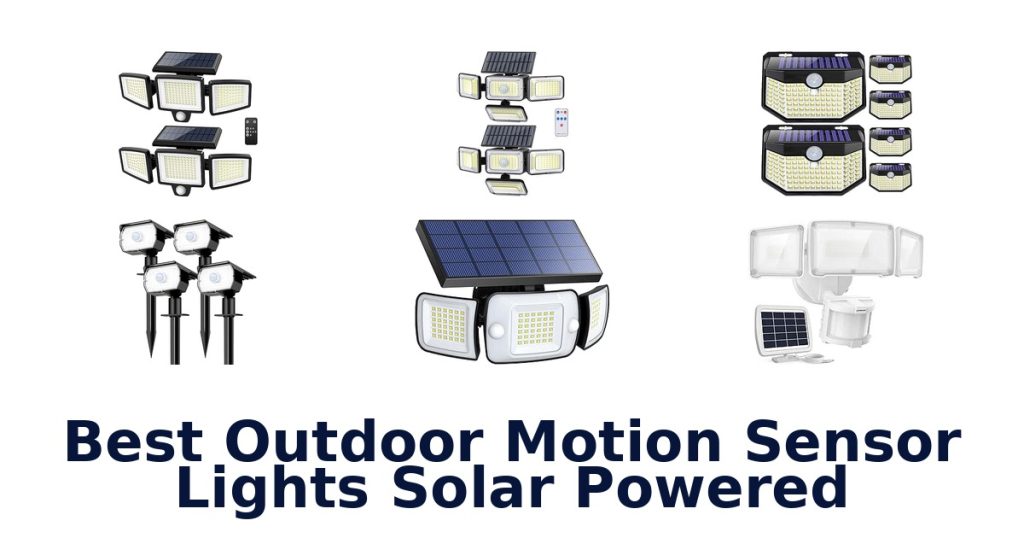 Best Outdoor Motion Sensor Lights Solar Powered