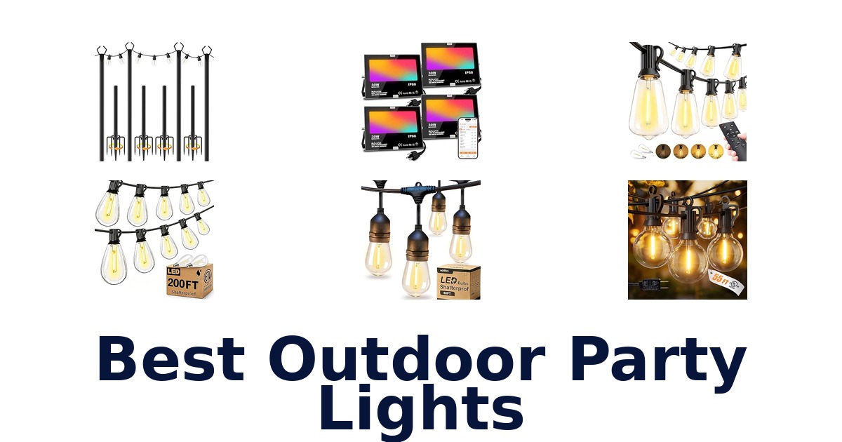 Best Outdoor Party Lights