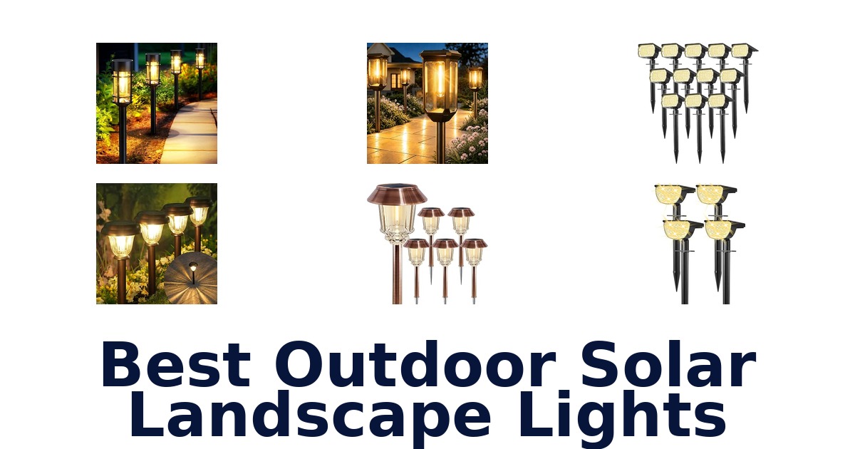 Best Outdoor Solar Landscape Lights