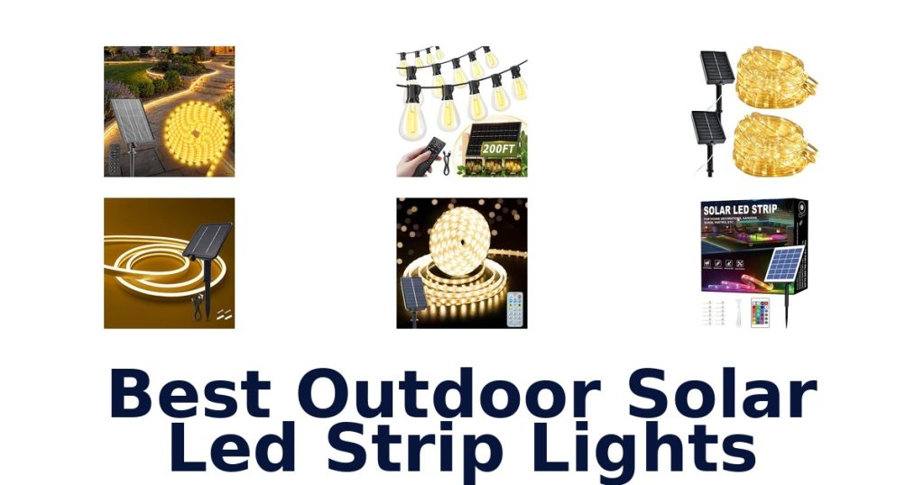 Best Outdoor Solar Led Strip Lights