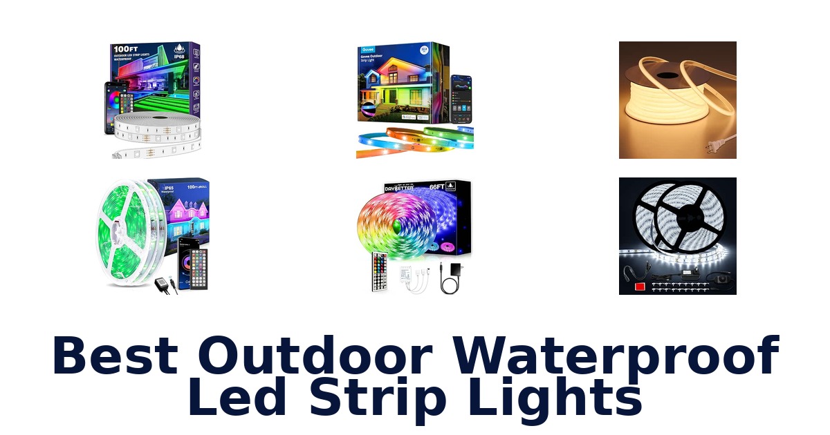 Best Outdoor Waterproof Led Strip Lights