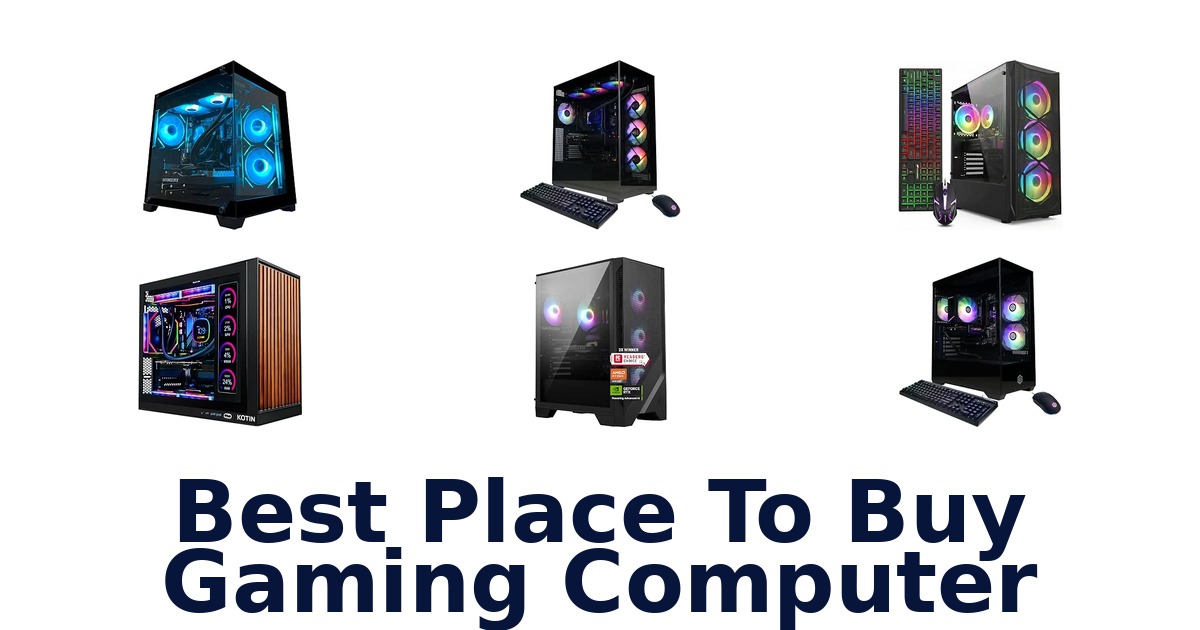 Best Place To Buy Gaming Computer