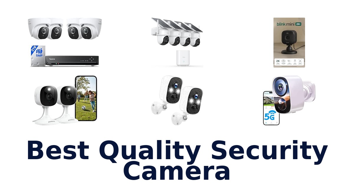 Best Quality Security Camera