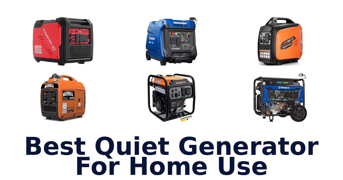Best Quiet Generator For Home Use
