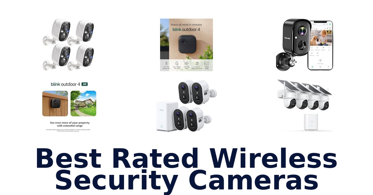 Best Rated Wireless Security Cameras