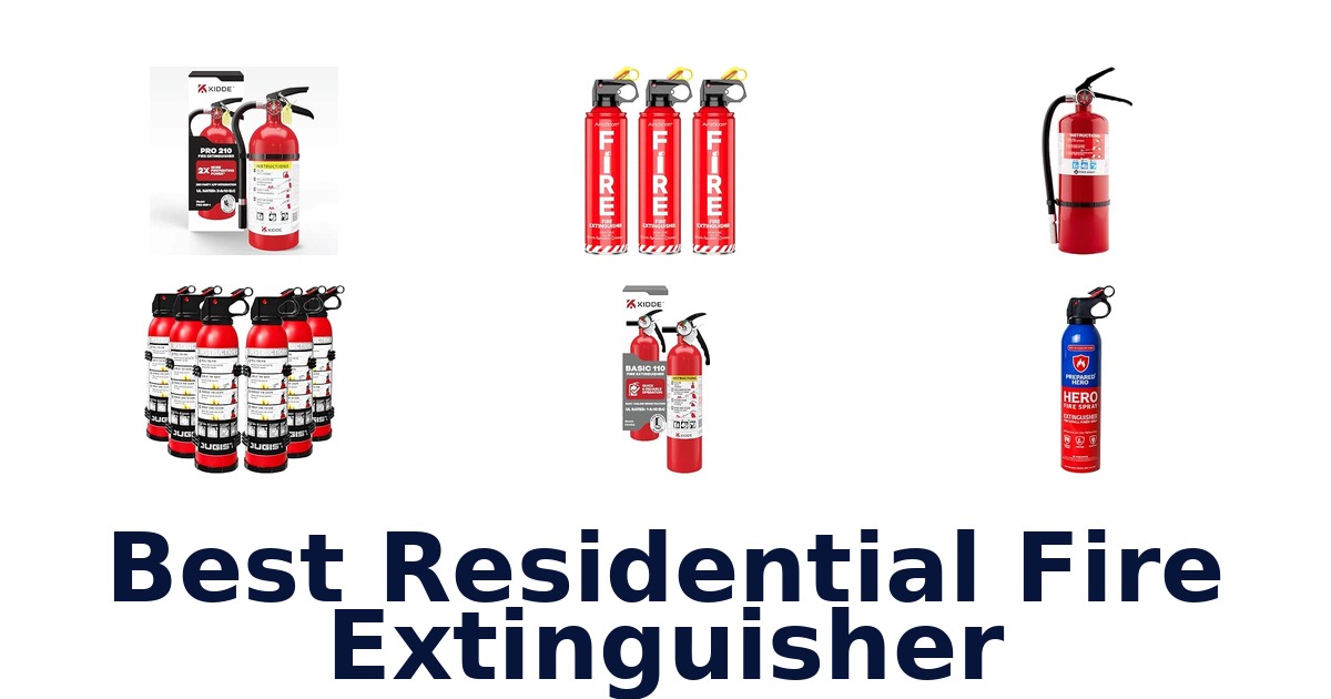Best Residential Fire Extinguisher