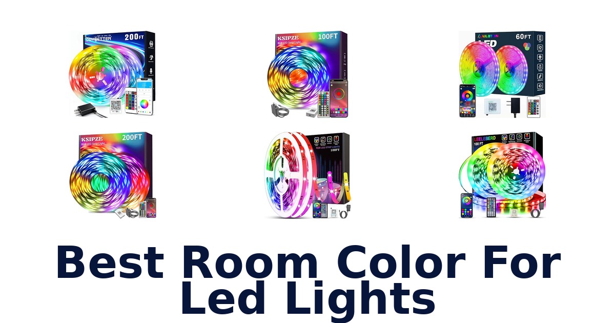 Best Room Color For Led Lights