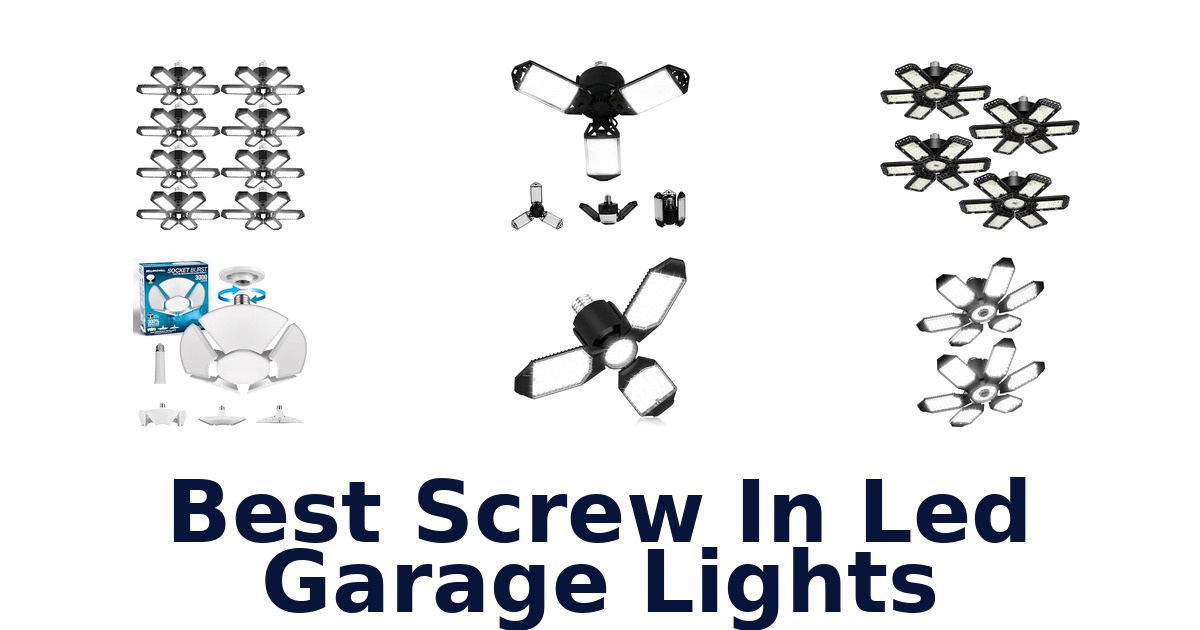 Best Screw In Led Garage Lights