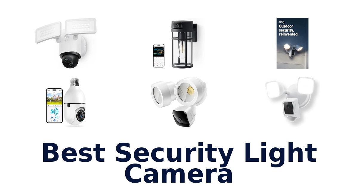 Best Security Light Camera