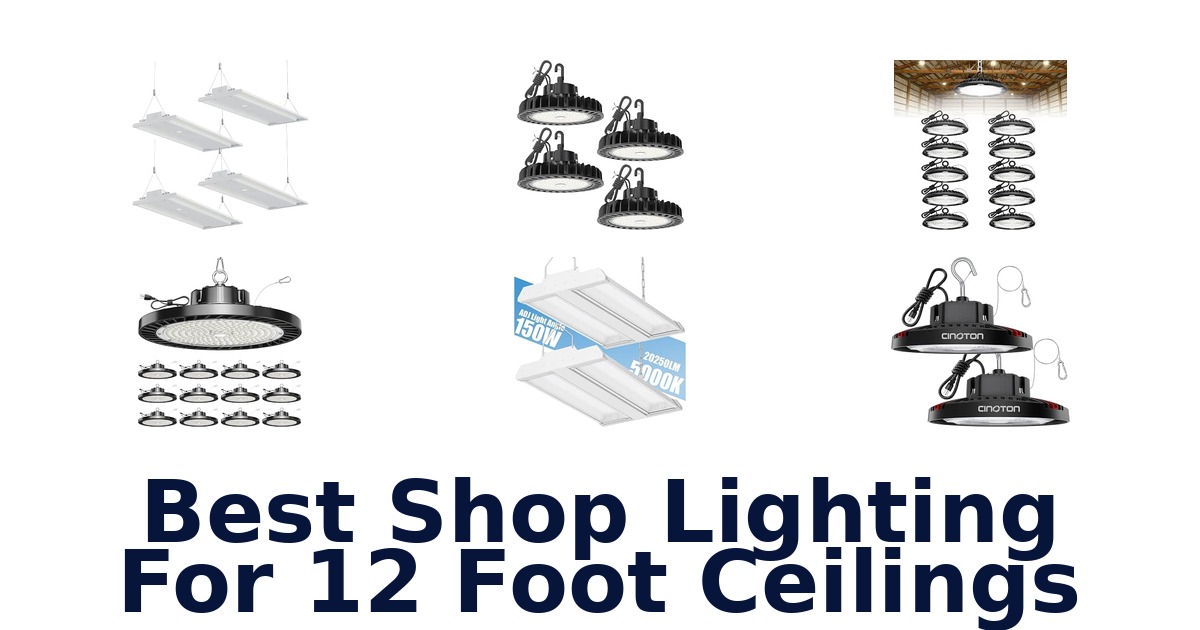 Best Shop Lighting For 12 Foot Ceilings