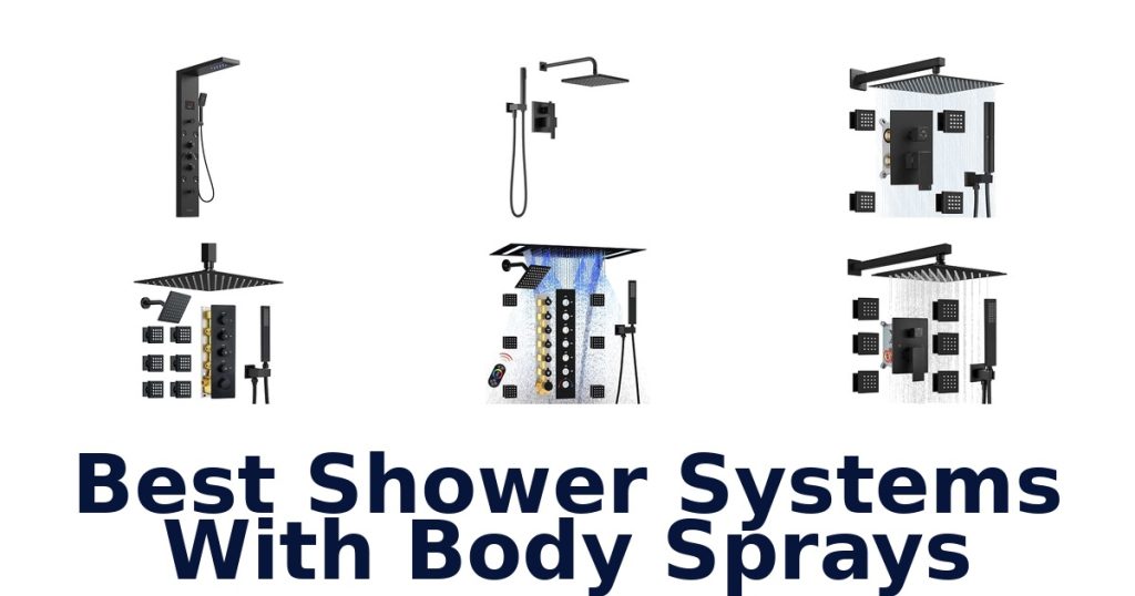 Best Shower Systems With Body Sprays