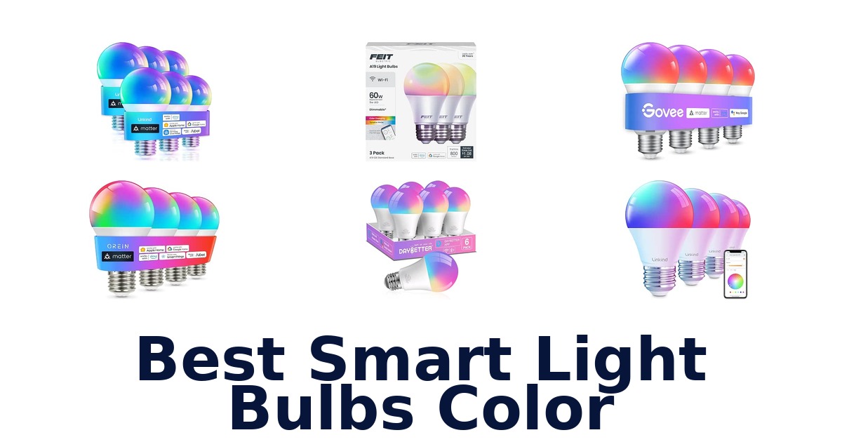Best Smart Light Bulbs Color