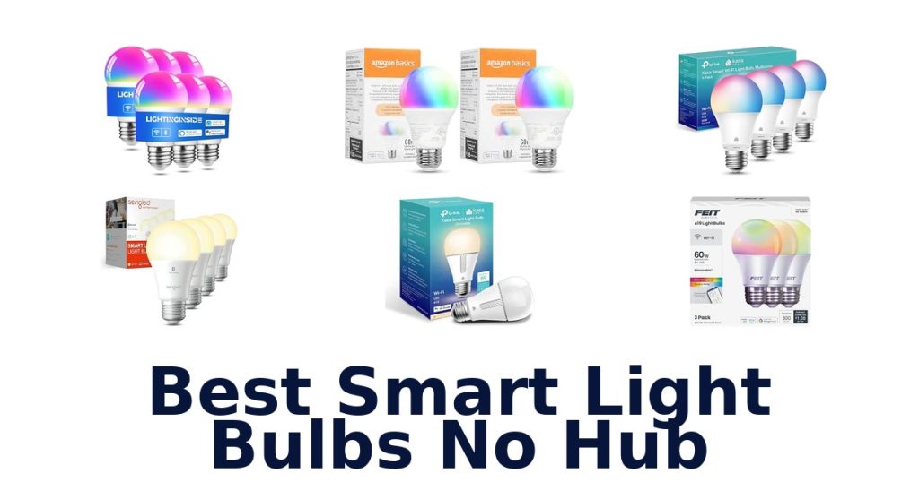Best Smart Light Bulbs No Hub