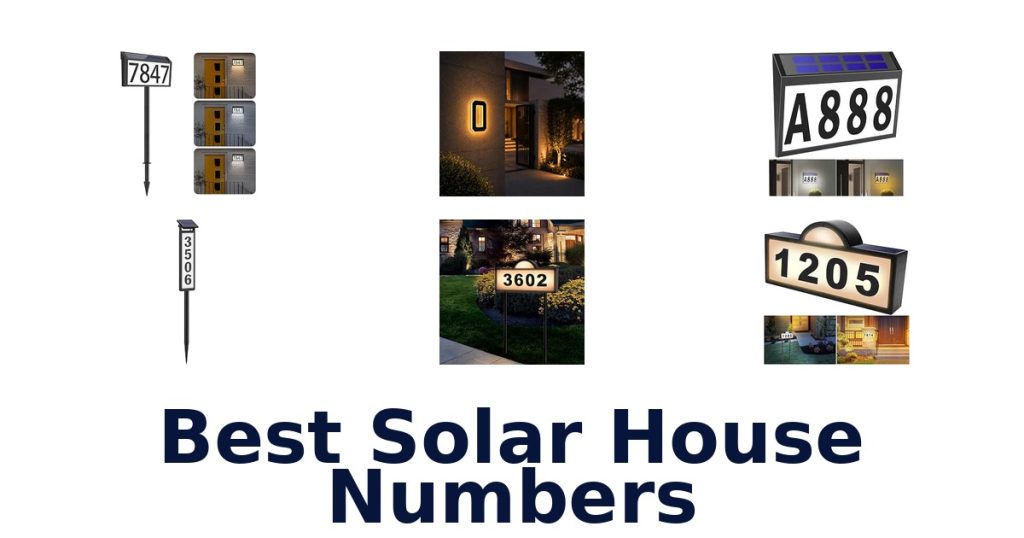 Best Solar House Numbers