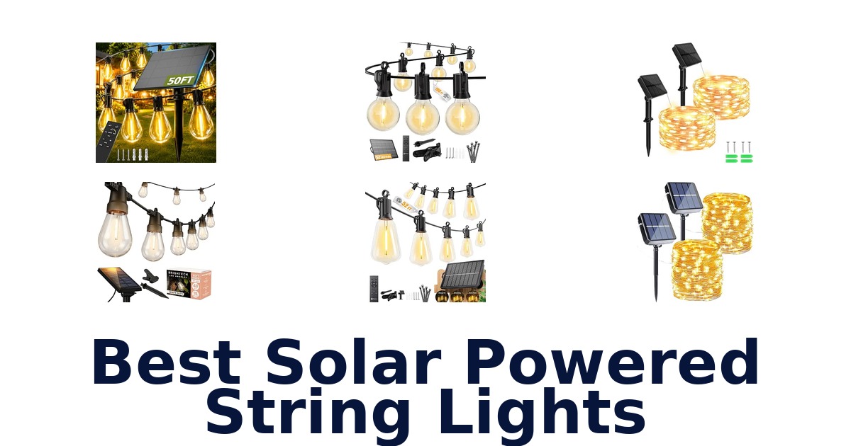 Best Solar Powered String Lights