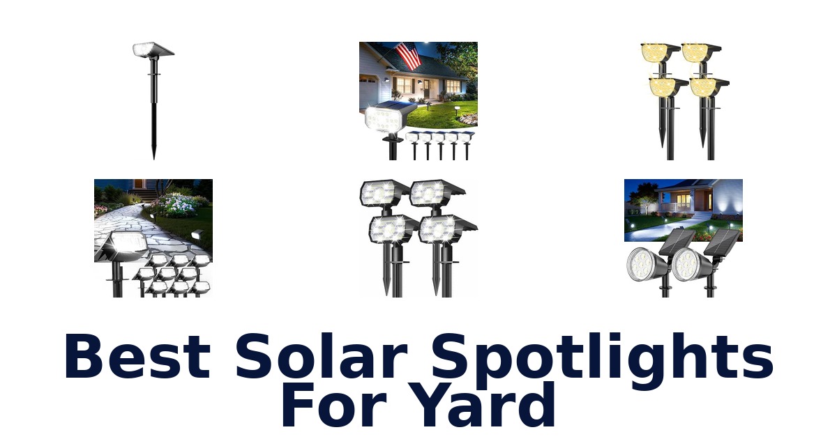 Best Solar Spotlights For Yard