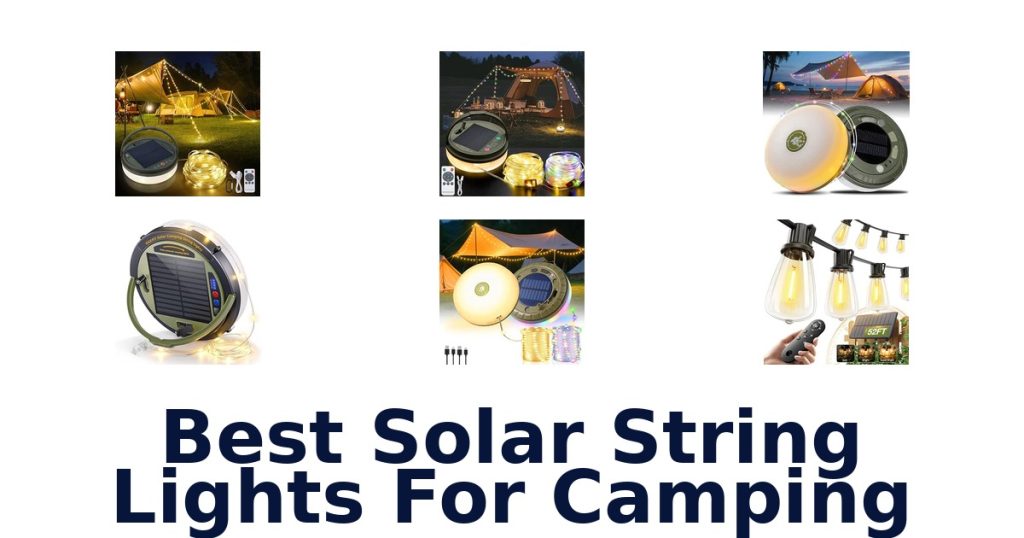 Best Solar String Lights For Camping