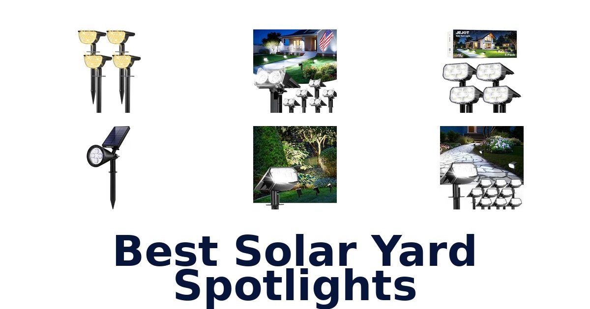 Best Solar Yard Spotlights