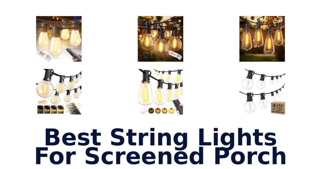 Best String Lights For Screened Porch