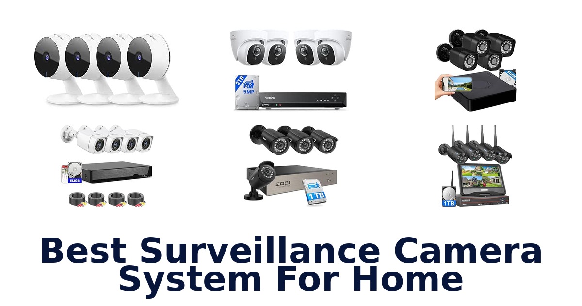 Best Surveillance Camera System For Home