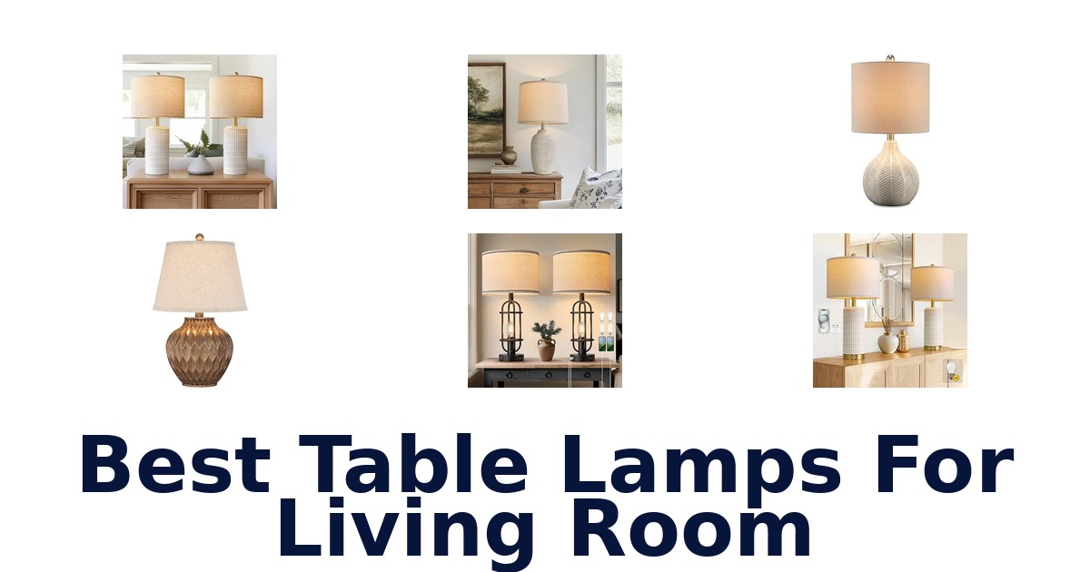 Best Table Lamps For Living Room