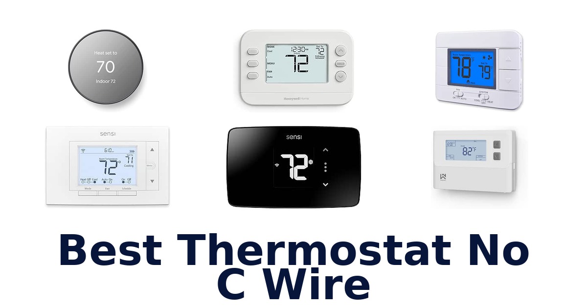 Best Thermostat No C Wire