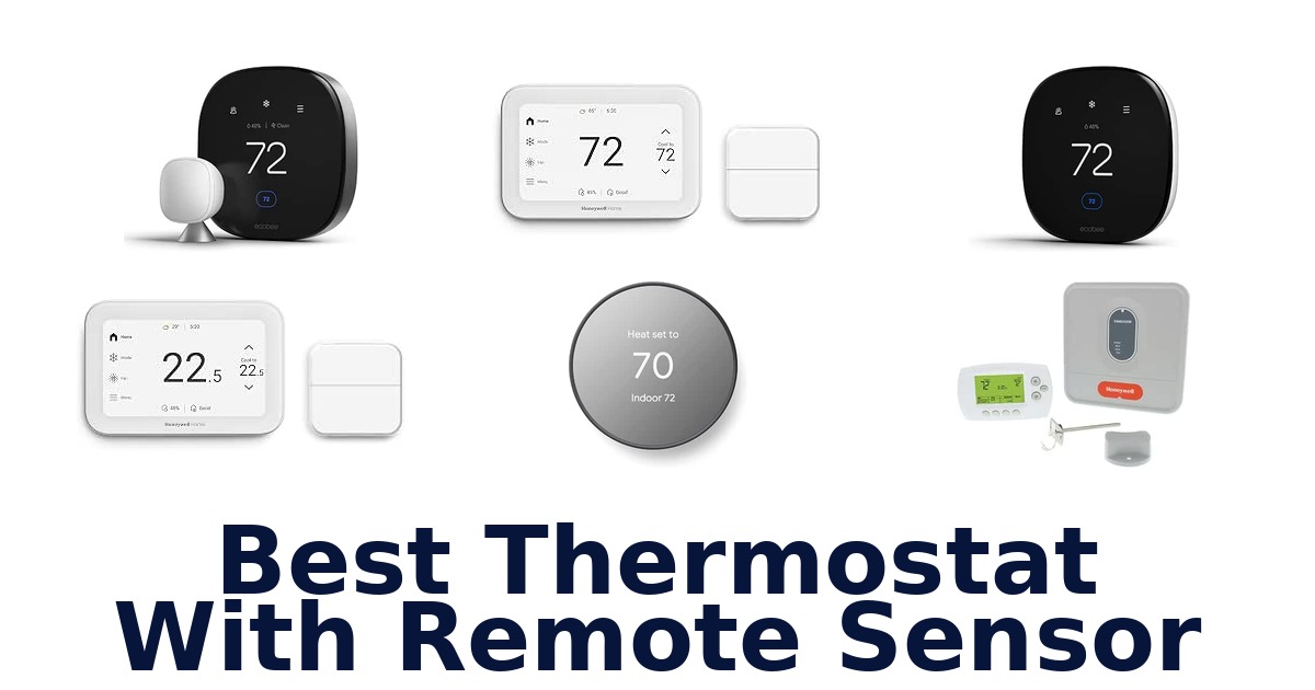 Best Thermostat With Remote Sensor