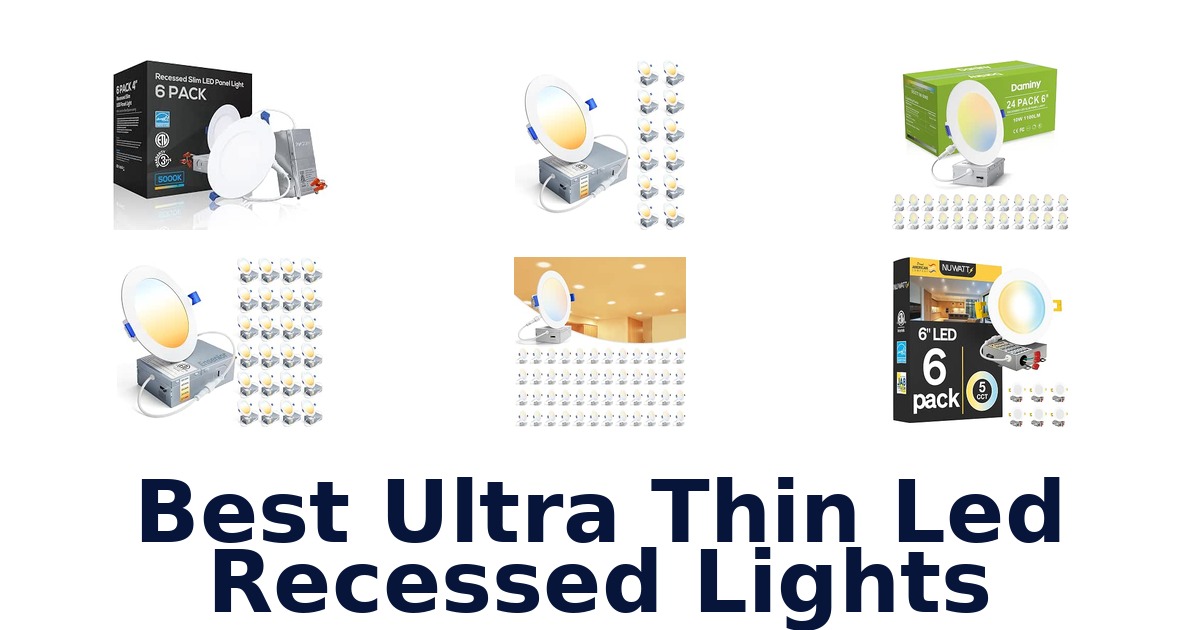 Best Ultra Thin Led Recessed Lights
