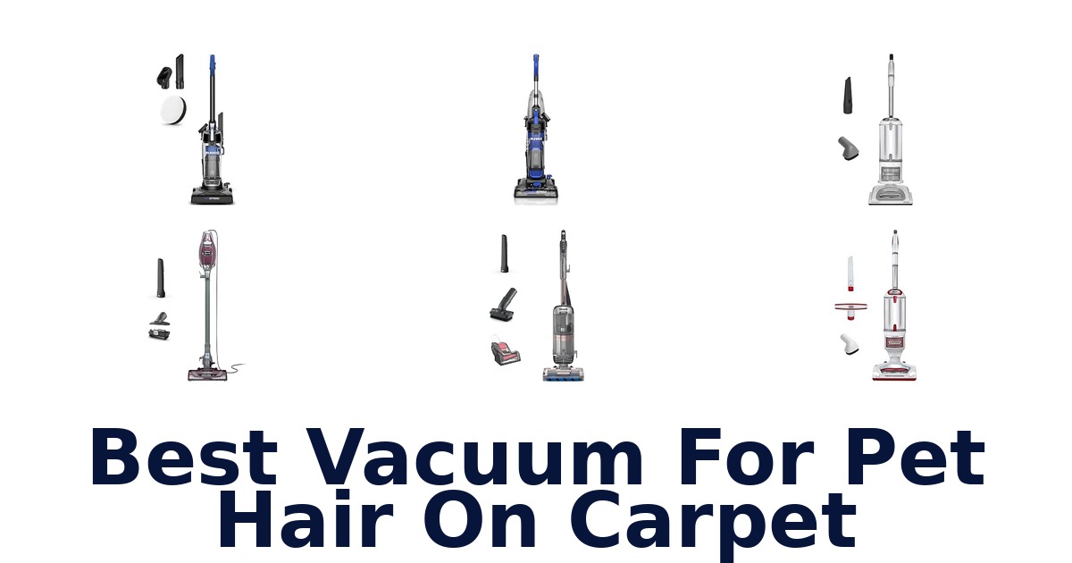 Best Vacuum For Pet Hair On Carpet