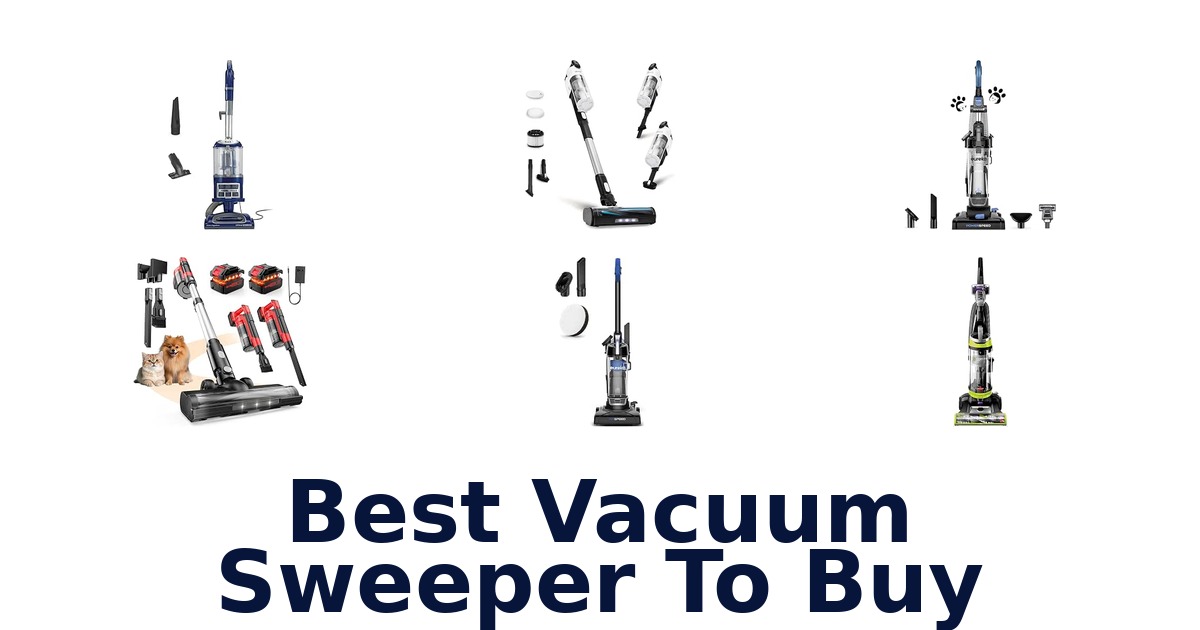Best Vacuum Sweeper To Buy
