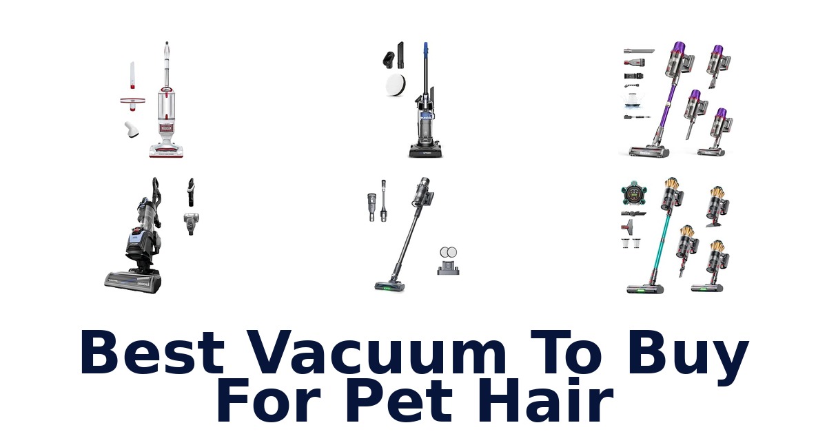 Best Vacuum To Buy For Pet Hair