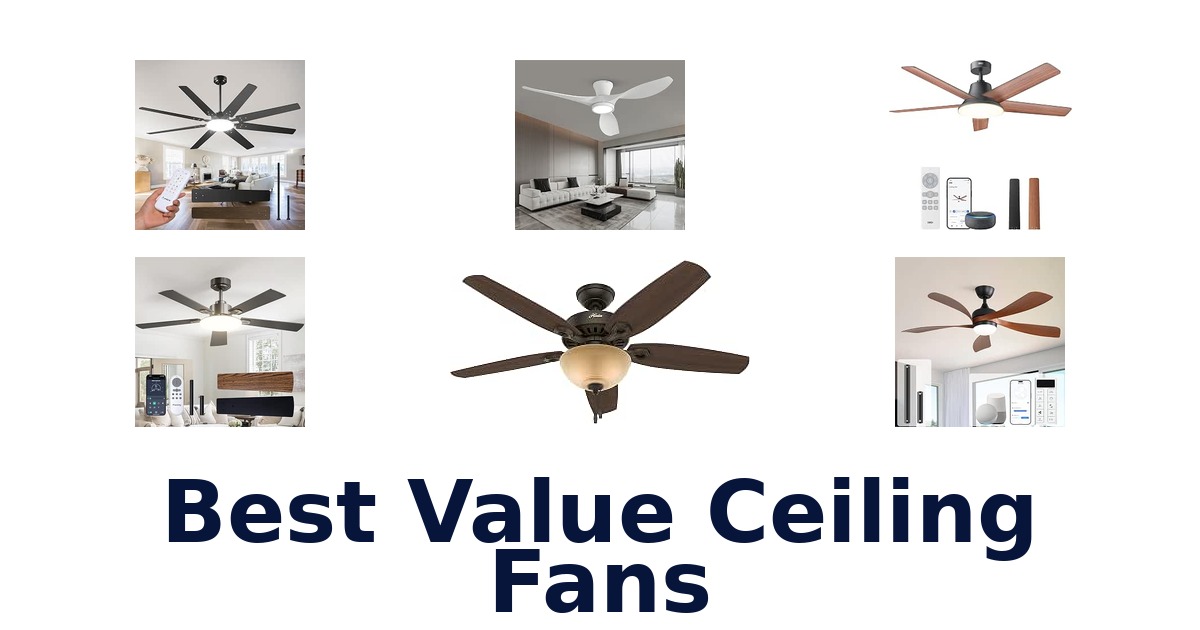 Best Value Ceiling Fans