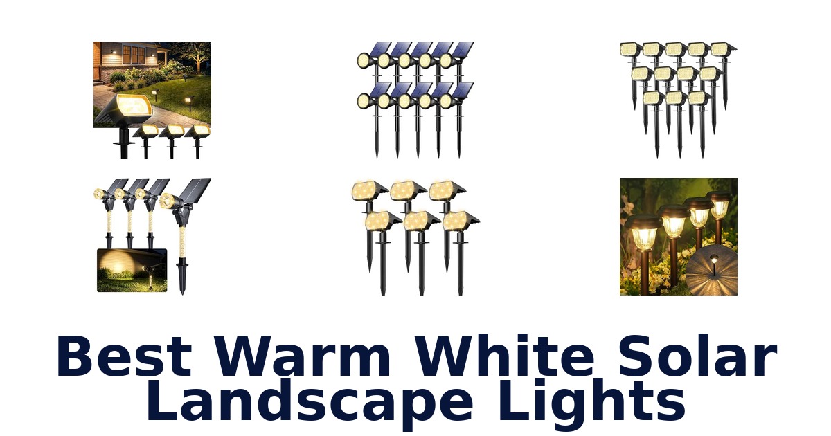 Best Warm White Solar Landscape Lights