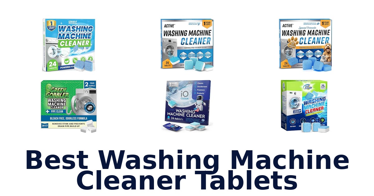 Best Washing Machine Cleaner Tablets