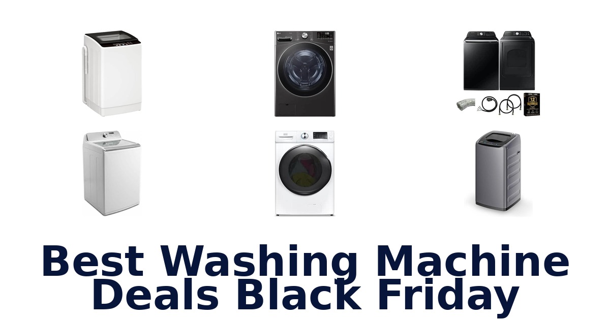 Best Washing Machine Deals Black Friday