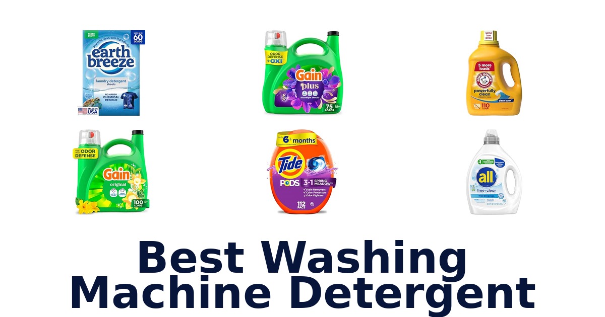 Best Washing Machine Detergent