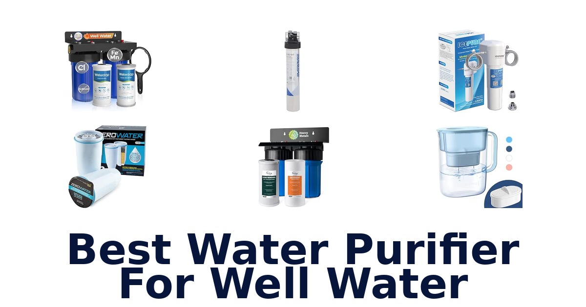 Best Water Purifier For Well Water