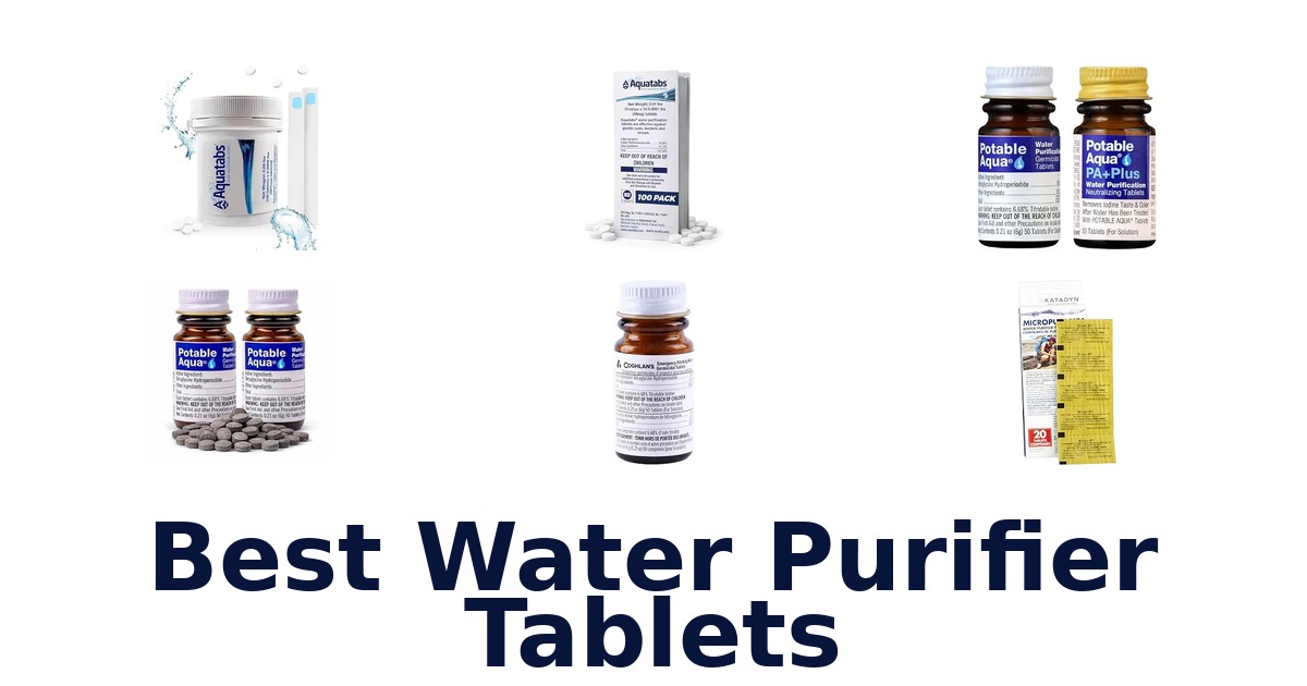 Best Water Purifier Tablets