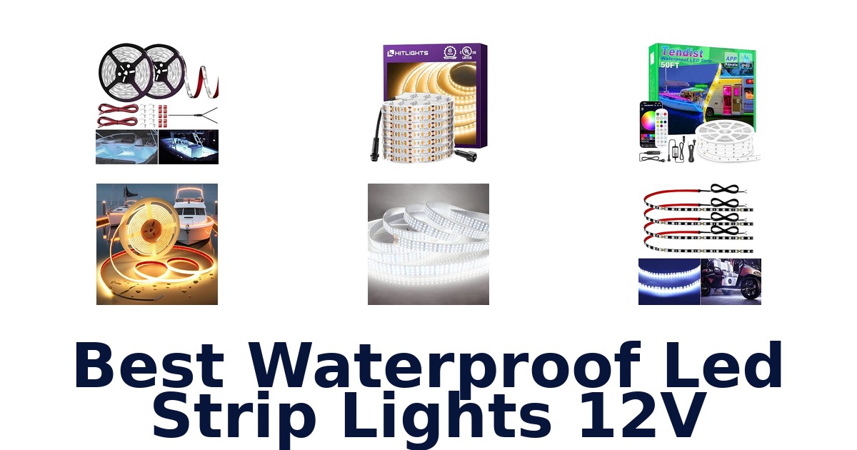 Best Waterproof Led Strip Lights 12V