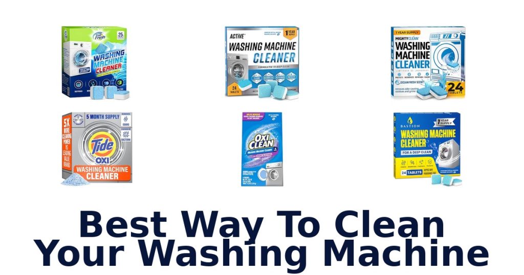 Best Way To Clean Your Washing Machine