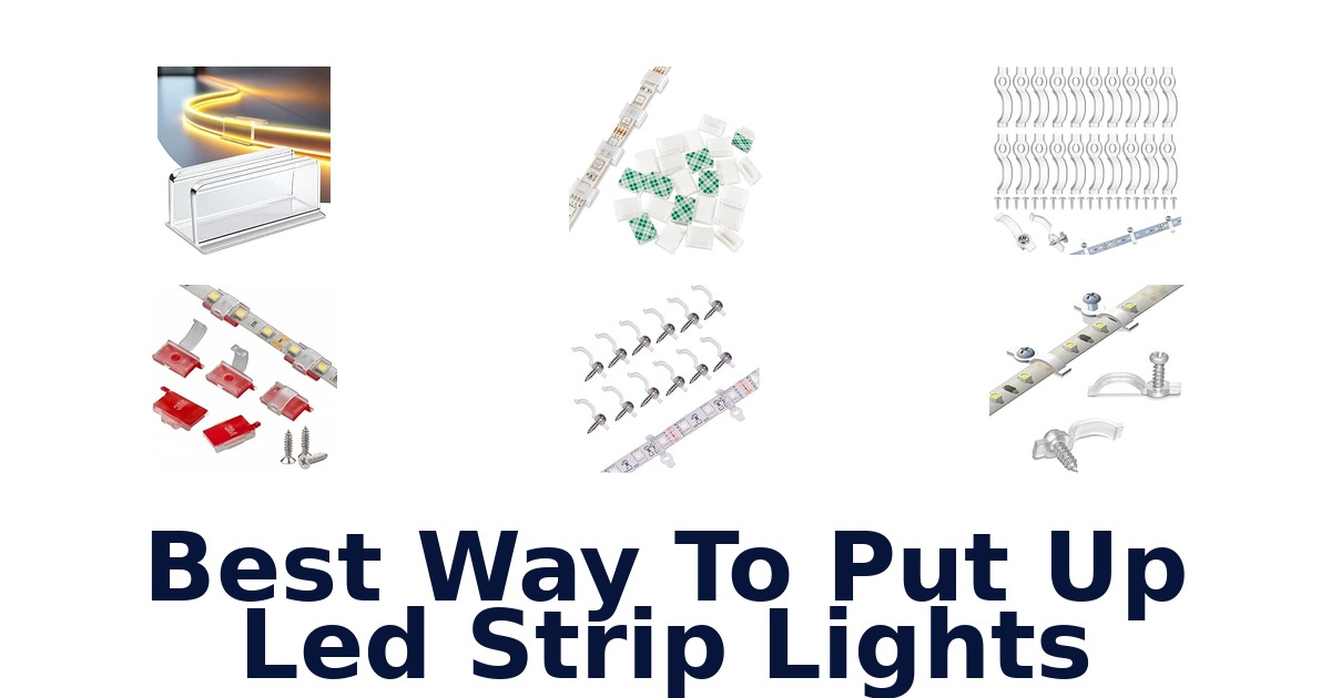 Best Way To Put Up Led Strip Lights