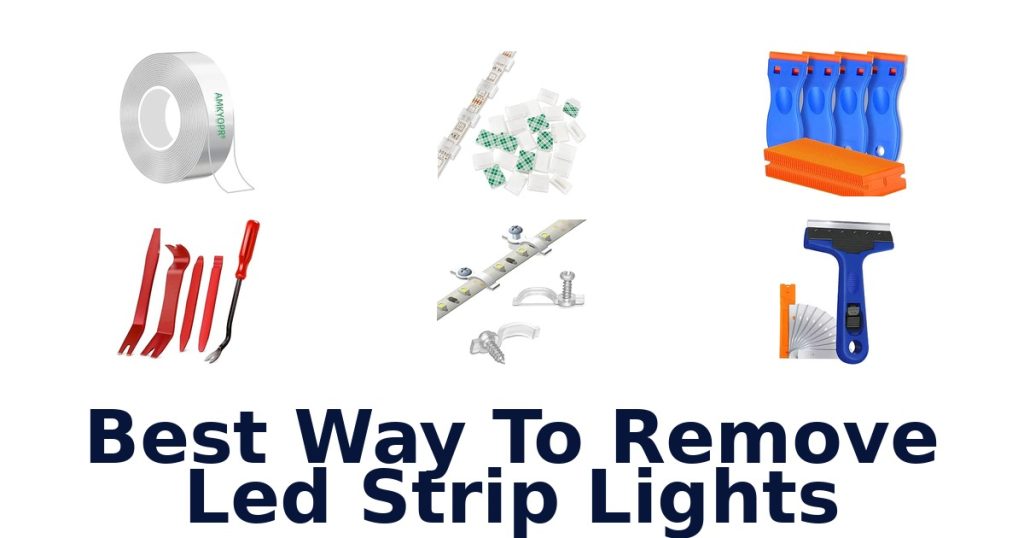 Best Way To Remove Led Strip Lights